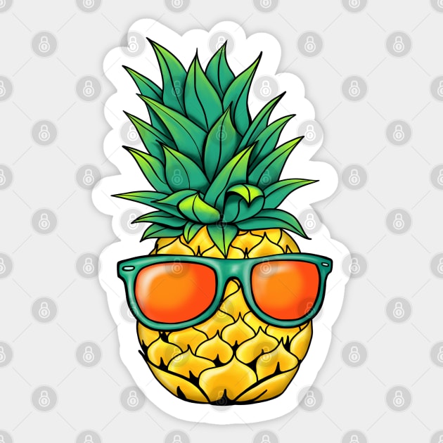 Pineapple Sticker by PnJ